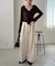 【CAPRICIEUX LE'MAGE】レースフリルカーディガン