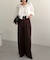 【CAPRICIEUX LE'MAGE】シアーバルーンブラウス