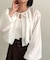 【CAPRICIEUX LE'MAGE】シアーバルーンブラウス