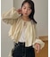 【CAPRICIEUX LE'MAGE】シアーバルーンブラウス