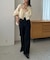 【CAPRICIEUX LE'MAGE】シアーバルーンブラウス