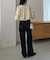 【CAPRICIEUX LE'MAGE】シアーバルーンブラウス