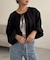 【CAPRICIEUX LE'MAGE】シアーバルーンブラウス