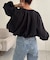 【CAPRICIEUX LE'MAGE】シアーバルーンブラウス