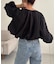 【CAPRICIEUX LE'MAGE】シアーバルーンブラウス