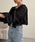 【CAPRICIEUX LE'MAGE】シアーバルーンブラウス