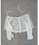 【CAPRICIEUX LE'MAGE】シアーバルーンブラウス