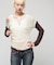 【WHO'S WHO gallery】レイヤードオフショルTEE