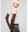 【WHO'S WHO gallery】レイヤードオフショルTEE