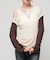 【WHO'S WHO gallery】レイヤードオフショルTEE