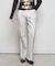 【WHO'S WHO gallery】ストレッチ転写加工フレアパンツ