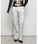【WHO'S WHO gallery】ストレッチ転写加工フレアパンツ