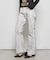 【WHO'S WHO gallery】ストレッチ転写加工フレアパンツ