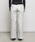 【WHO'S WHO gallery】ストレッチ転写加工フレアパンツ
