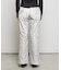 【WHO'S WHO gallery】ストレッチ転写加工フレアパンツ