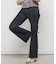 【WHO'S WHO gallery】ストレッチ転写加工フレアパンツ