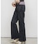 【WHO'S WHO gallery】ストレッチ転写加工フレアパンツ