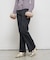 【WHO'S WHO gallery】ストレッチ転写加工フレアパンツ