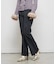 【WHO'S WHO gallery】ストレッチ転写加工フレアパンツ