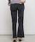【WHO'S WHO gallery】ストレッチ転写加工フレアパンツ
