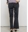 【WHO'S WHO gallery】ストレッチ転写加工フレアパンツ