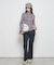 【WHO'S WHO gallery】ストレッチ転写加工フレアパンツ