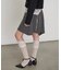 【WHO'S WHO gallery】ストライプアシメミディスカート