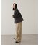 【Discoat】オフショル衿レースチェックブラウス