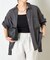 【着回し抜群／オールシーズン◎】バックカーブシャーリングシャツ