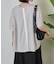 【ポンチョシルエット／大人Tシャツ】【WEB限定カラー】バックテープカットソー