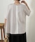 【ポンチョシルエット／大人Tシャツ】【WEB限定カラー】バックテープカットソー