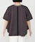 【ポンチョシルエット／大人Tシャツ】【WEB限定カラー】バックテープカットソー