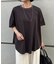 【ポンチョシルエット／大人Tシャツ】【WEB限定カラー】バックテープカットソー