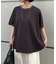【ポンチョシルエット／大人Tシャツ】【WEB限定カラー】バックテープカットソー
