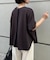 【ポンチョシルエット／大人Tシャツ】【WEB限定カラー】バックテープカットソー