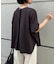 【ポンチョシルエット／大人Tシャツ】【WEB限定カラー】バックテープカットソー