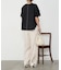 【ポンチョシルエット／大人Tシャツ】【WEB限定カラー】バックテープカットソー