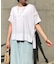 【累計7000枚突破】【サラサラ素材で涼しく着れる】ビッグ変形Tシャツ