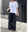 【累計7000枚突破】【サラサラ素材で涼しく着れる】ビッグ変形Tシャツ
