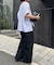 【累計7000枚突破】【サラサラ素材で涼しく着れる】ビッグ変形Tシャツ