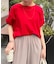 【累計7000枚突破】【サラサラ素材で涼しく着れる】ビッグ変形Tシャツ