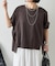 【累計7000枚突破】【サラサラ素材で涼しく着れる】ビッグ変形Tシャツ
