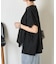 【累計7000枚突破】【サラサラ素材で涼しく着れる】ビッグ変形Tシャツ