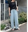 【累計7000枚突破】【サラサラ素材で涼しく着れる】ビッグ変形Tシャツ