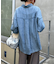 【2サイズ展開/オールシーズン着れる】テンセルデニムシャツ