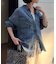 【2サイズ展開/オールシーズン着れる】テンセルデニムシャツ