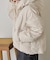 リブ襟ショートダウン