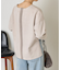 バックラインスエードカットソー
