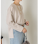 バックラインスエードカットソー