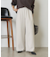 ウールライクキャタピラーパンツ